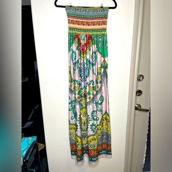Forever 21 strapless Summer Dress - Picture 1 of 6